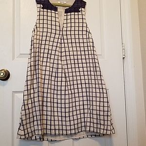Trapeze grid dress